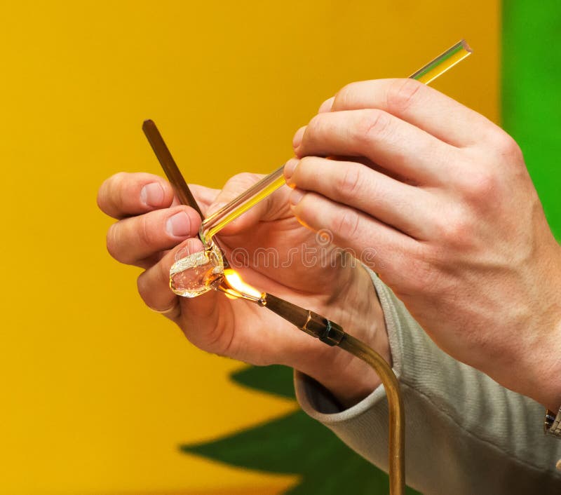 Glass melting stock image. Image of fire, melting, torch 14263021