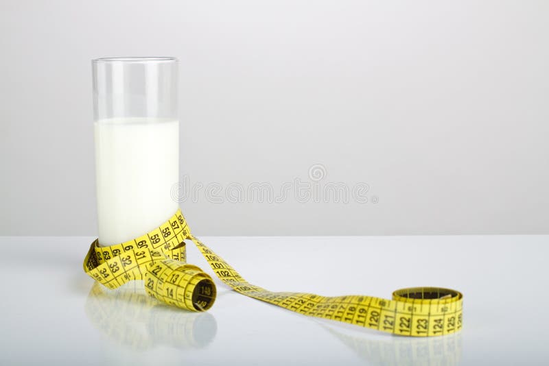 Glass with milk royalty free stock image