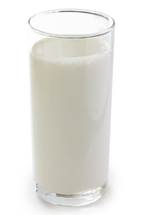 Tall glass of milk