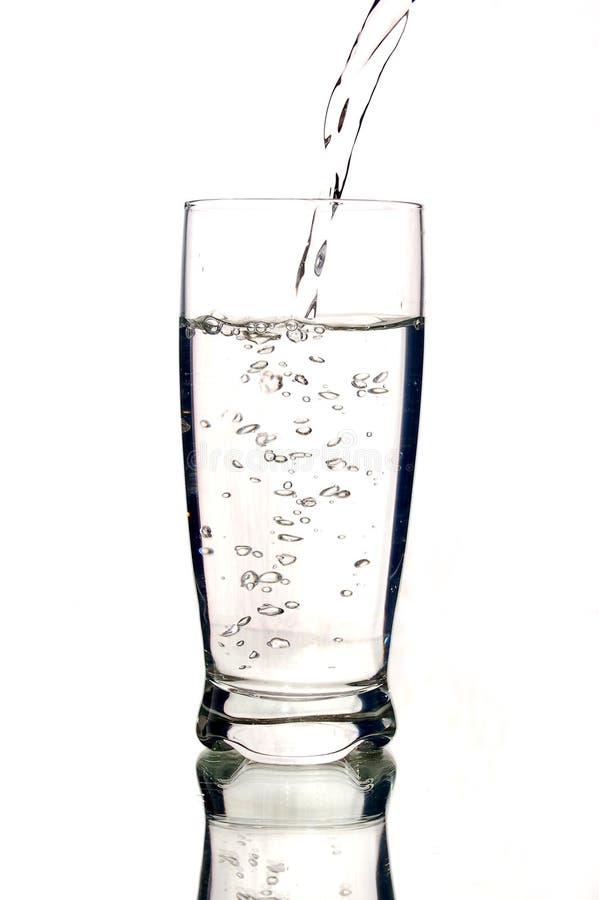 A glass of mineral water stock image. Image of object 7629589