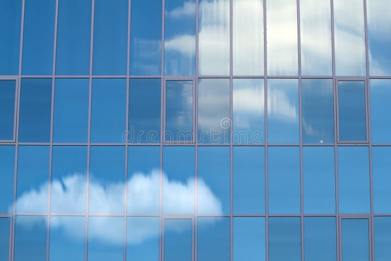 Glass mirror window wall stock photo. Image of glass 16306202