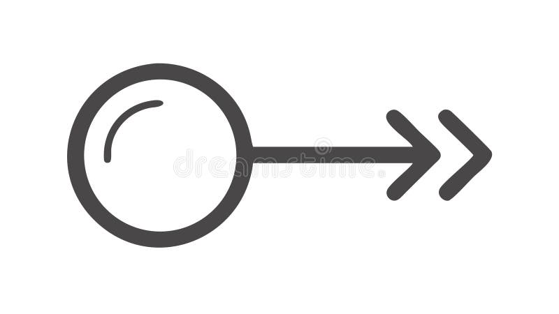 Glass mit Doppelpfeilen Symbol für Zoom oder Suchvektordesign Generative AI lizenzfreie abbildung