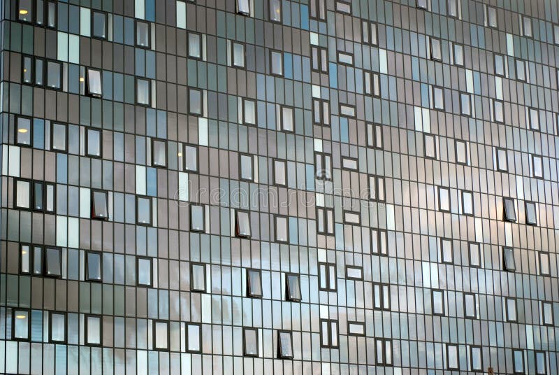 Glass office building
