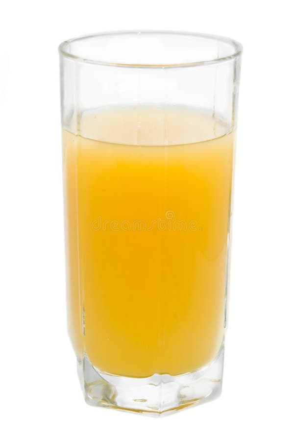 Glass of orange juice