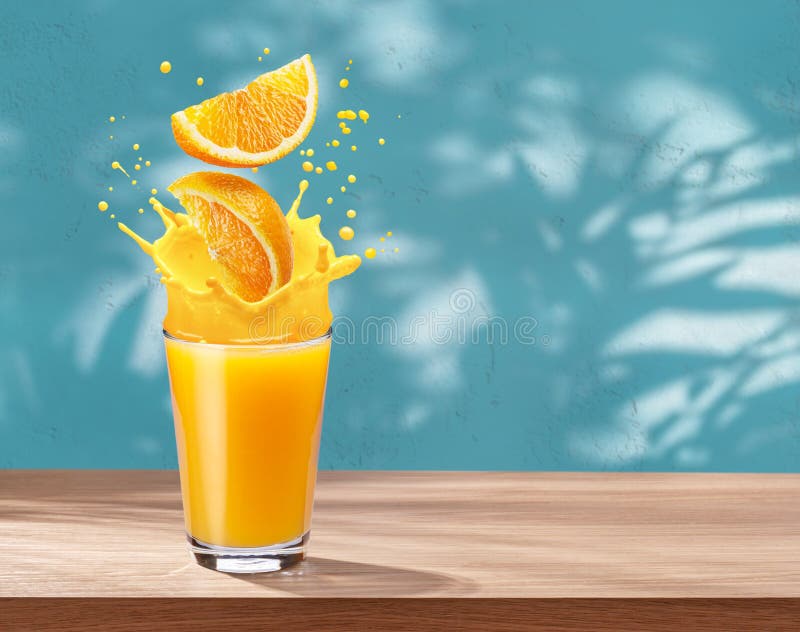 Orange juice and fruits. stock image. Image of freshness - 17083423