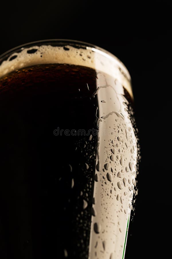 Glass of porter beer stock image. Image of brewery, rest 63162329