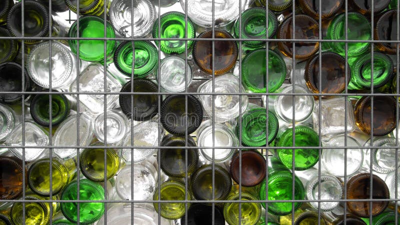 Glass Bottles Prepared For Recycling Stock Photo, Picture and Royalty Free  Image. Image 10587244.