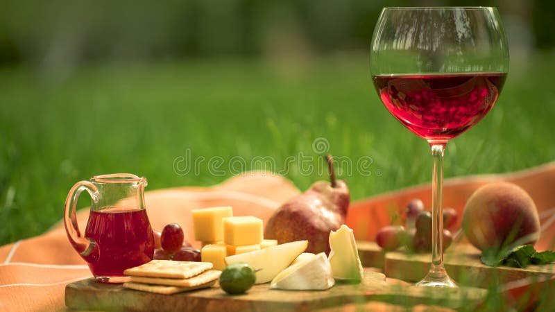 Glass of red wine with a snacks royalty free stock photography Glass of red wine with a snacks royalty free stock photography