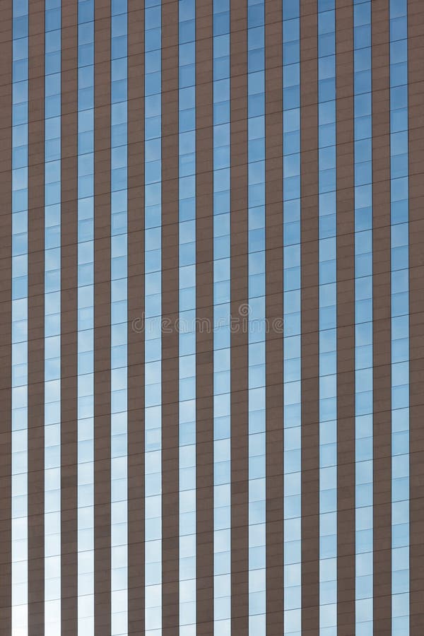 Glass Skyscraper Building Facade as Background