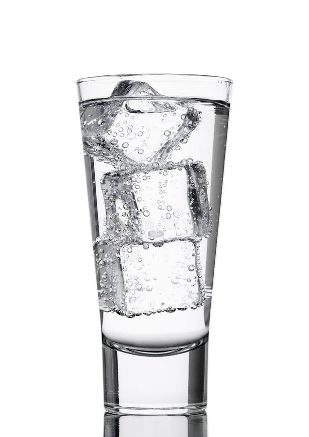 Glass of Sparkling Water Soda Drink Lemonade Stock Image Image of healthy, cube 105693125
