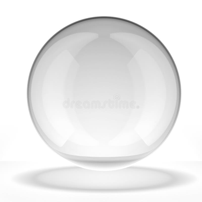 Glass sphere stock illustrationer