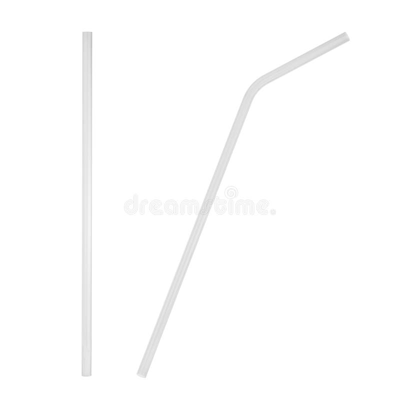 Glass with Straw stock vector. Illustration of clear - 73581517