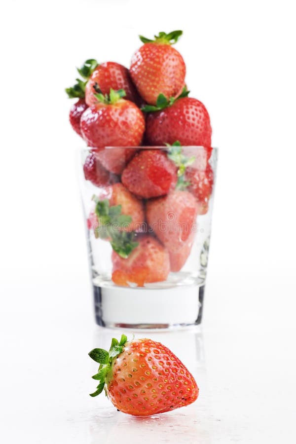 Glass Of Strawberries Picture. Image 2295798