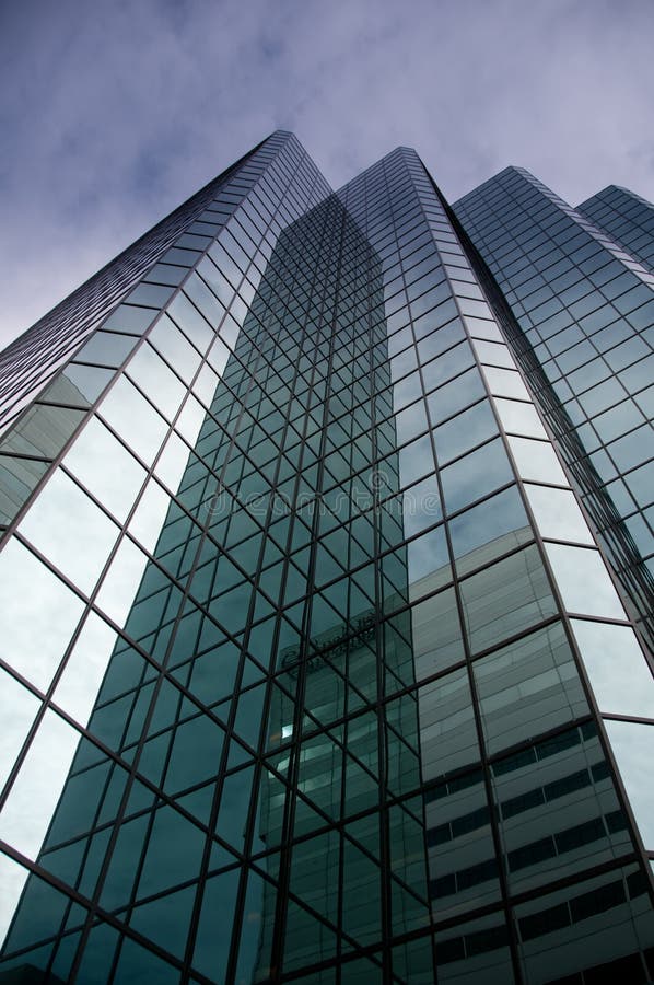 Glass Tower stock photo. Image of vanishing, perspective 17392528