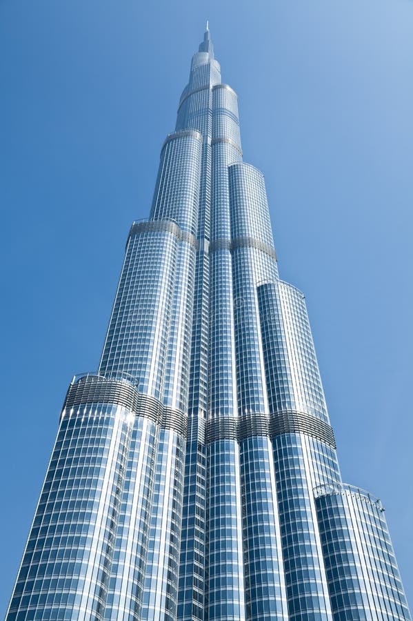 Glass Wall Of Dubai Skyscraper Stock Photo Image of burj, architecture 38109034