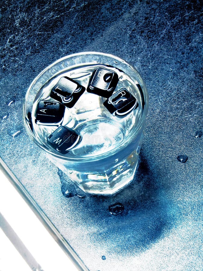 Glass of water stock images