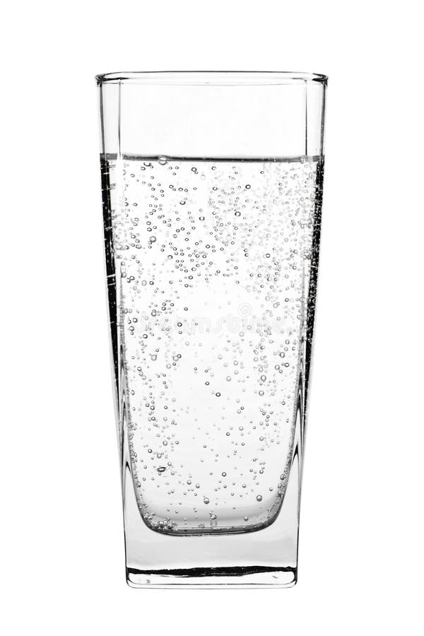 Glass of mineral water stock photo. Image of sparkling 34601070