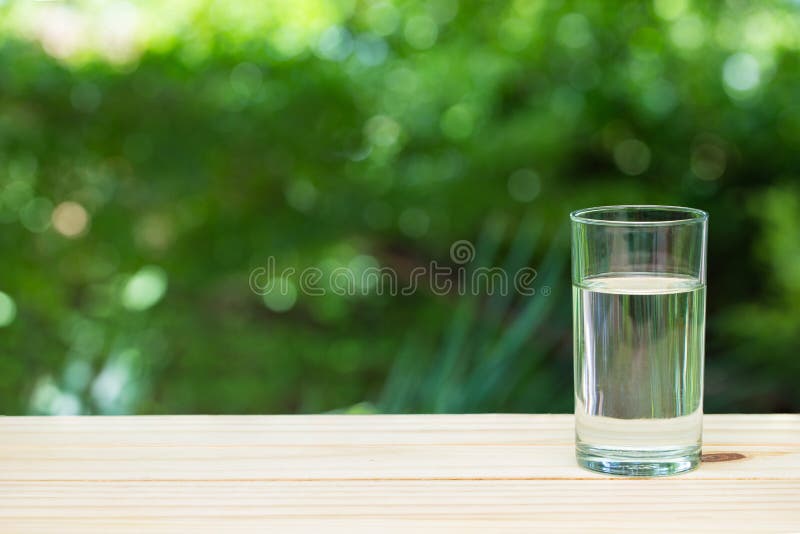A glass of water. royalty free stock images