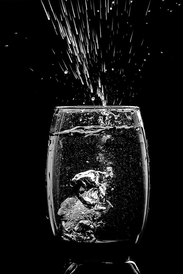 Glass of water stock photo. Image of commercial, copo 49673226