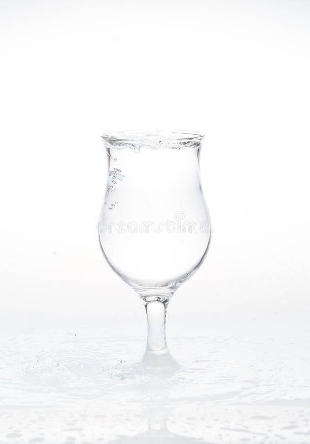 Glass of water stock image. Image of glass, hard, isolated 73690217
