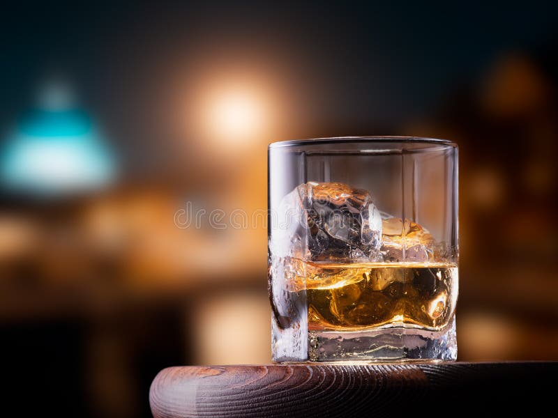 Glass of whiskey stock image Glass of whiskey stock image