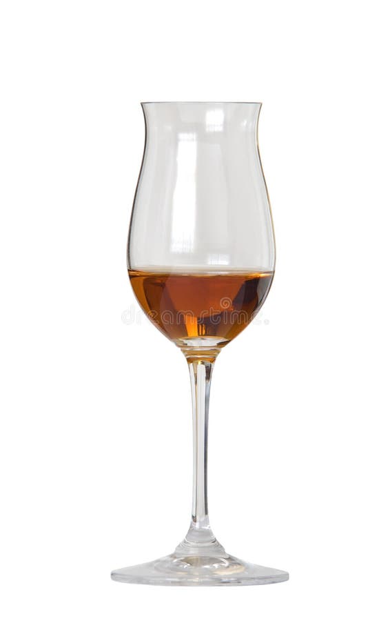 Glass of whisky/cognac royalty free stock photos Glass of whisky/cognac royalty free stock photos