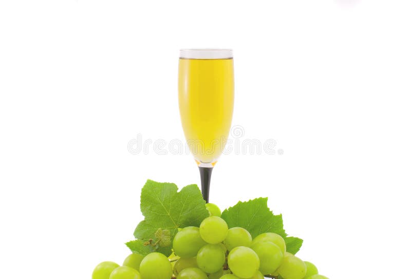 Glass of white wine