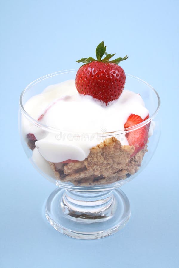 Glass of yogurt stock photo. Image of everyday, diet, collation 2650674