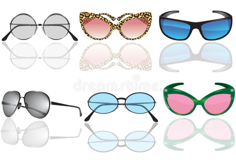 Glasses stock illustration