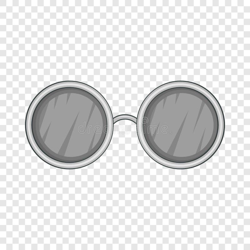 Glasses with Black Round Lenses Icon Stock Vector - Illustration of ...