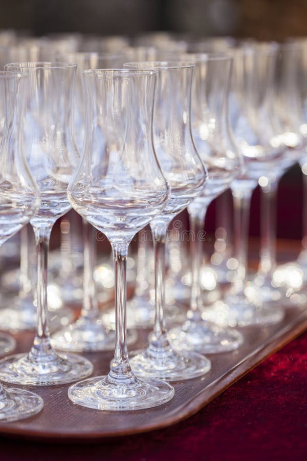 Glasses at celebration stock image. Image of prep, flutes - 33769963