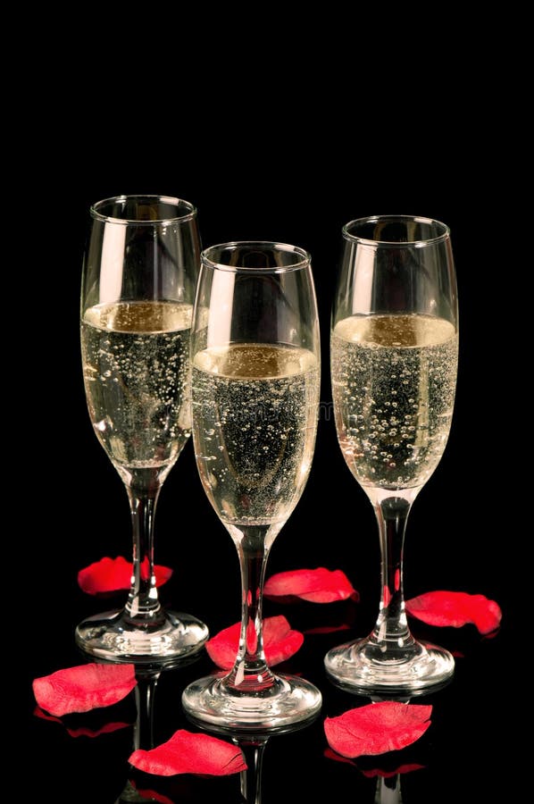 Glasses Of Champagne stock photo. Image of sharing, outdoor 9910318