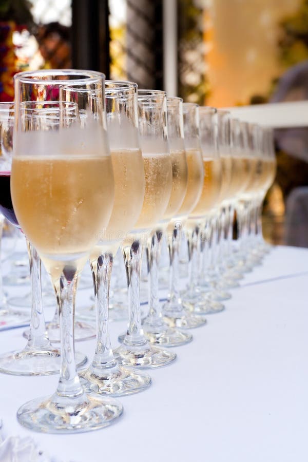 Champagne Glasses at the Party Stock Image Image of year, close 21961259