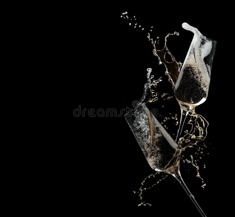 1,414 Background Black Champagne Glasses Splash Stock Photos Free