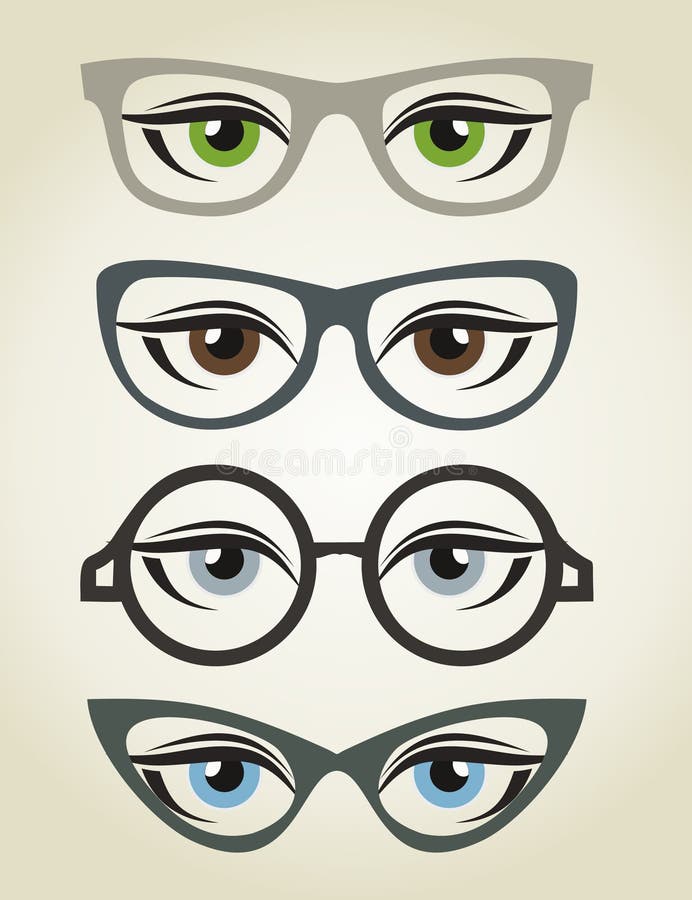 Glasses2 stock vector. Illustration of human, glasses 35110176