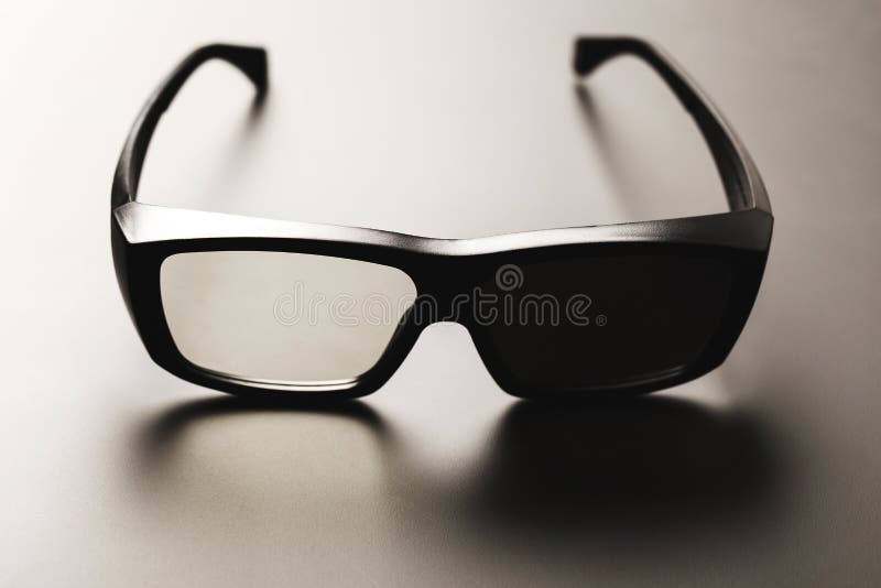 Glasses for imax stock image. Image of goggles, black 77133603