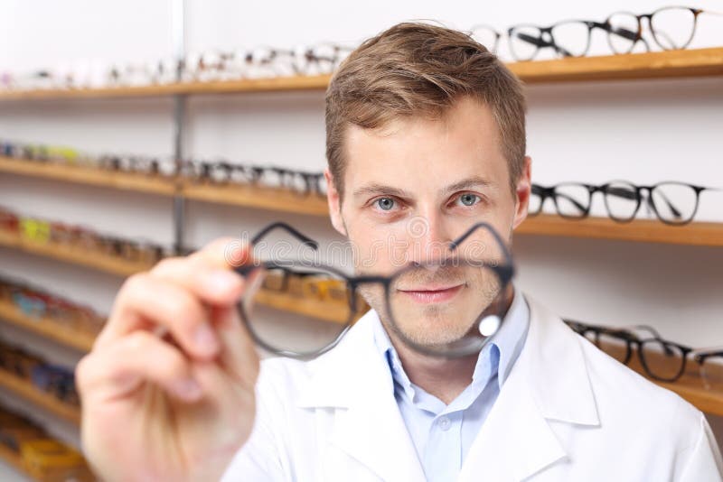 Glasses. Optician stock photo. Image of chooses, optometrist 119314818
