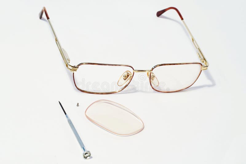 Glasses with parts stock photo. Image of optics, eyeglasses 3088394