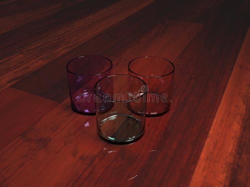 Glasses perched on synthetic wood royalty free stock photo Glasses perched on synthetic wood royalty free stock photo