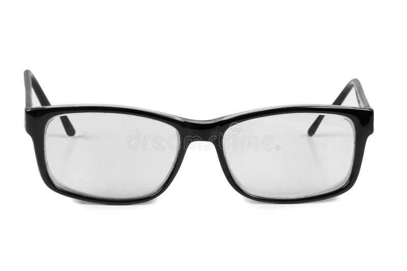 Glasses in Plastic Frame One Stock Photo - Image of retro, eyeglasses ...