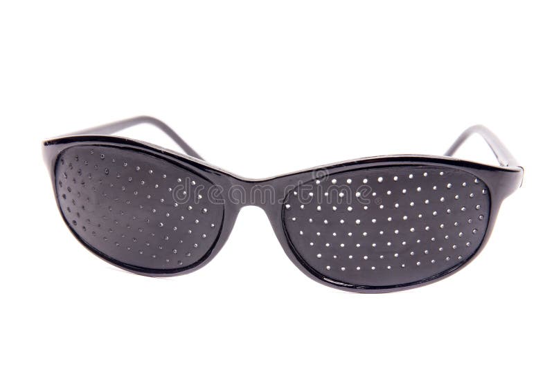 Glasses To Protect Eyes Isolated on White Background Stock Photo