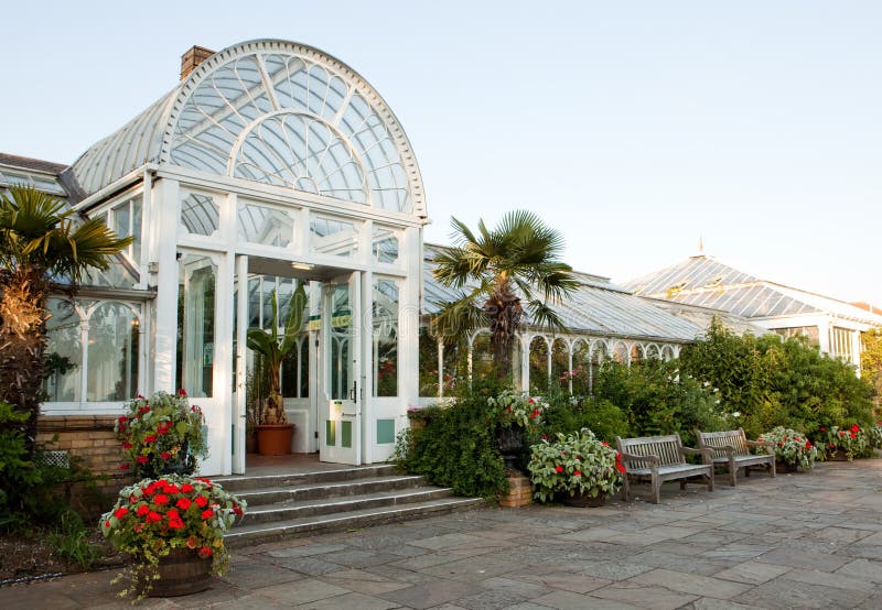Glasshouse stock image. Image of interior, horticulture 10909795