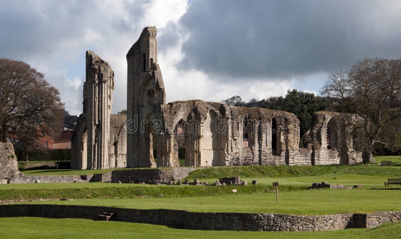 Glastonbury Abbey Ruins and grounds