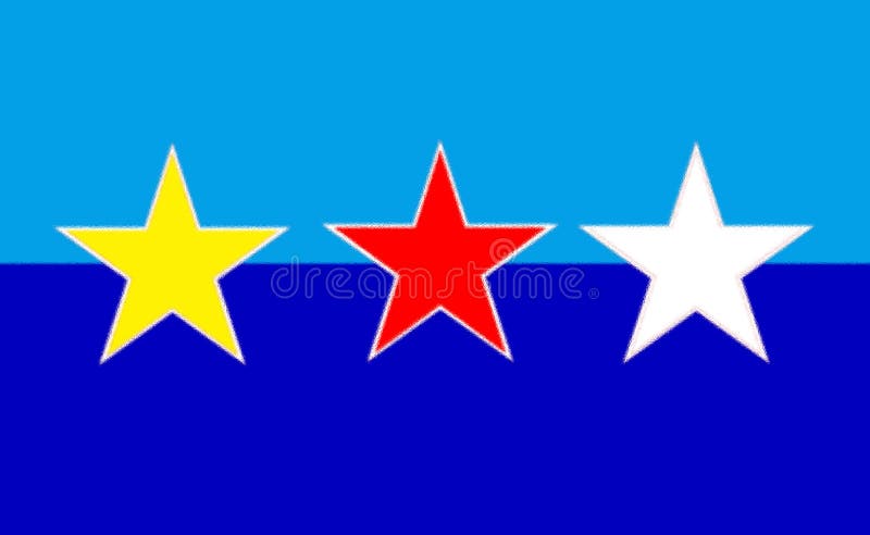 Glasögonflagga på ryukyu Islands japan vektor illustrationer