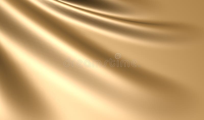 Glattes elegantes Goldsilk Gewebe