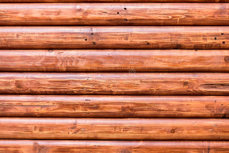 Glaze brown logs wood plank texture background