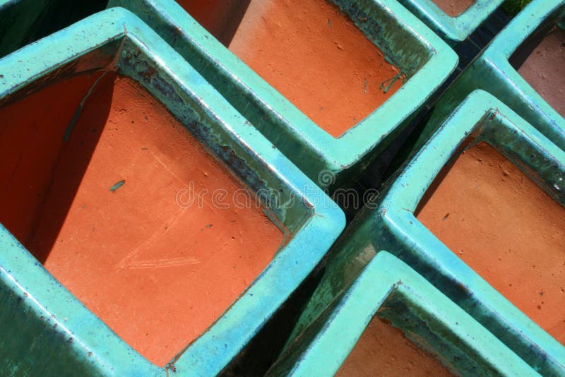 Glazed Terra Cotta Pots