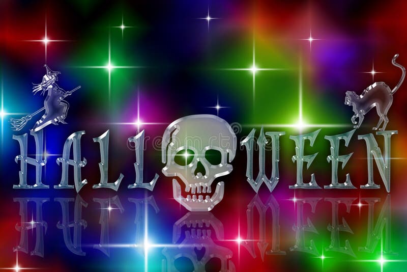 Glazy starry Halloween royalty free illustration Glazy starry Halloween royalty free illustration