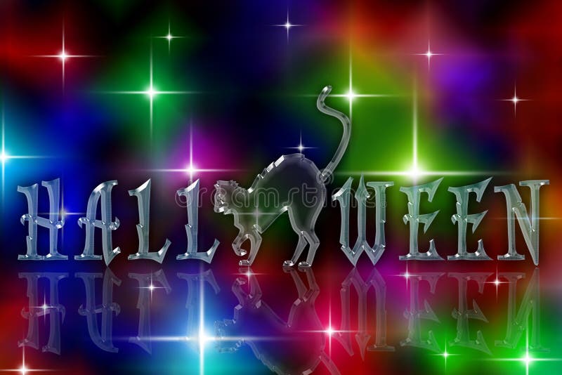 Glazy starry Halloween royalty free illustration Glazy starry Halloween royalty free illustration