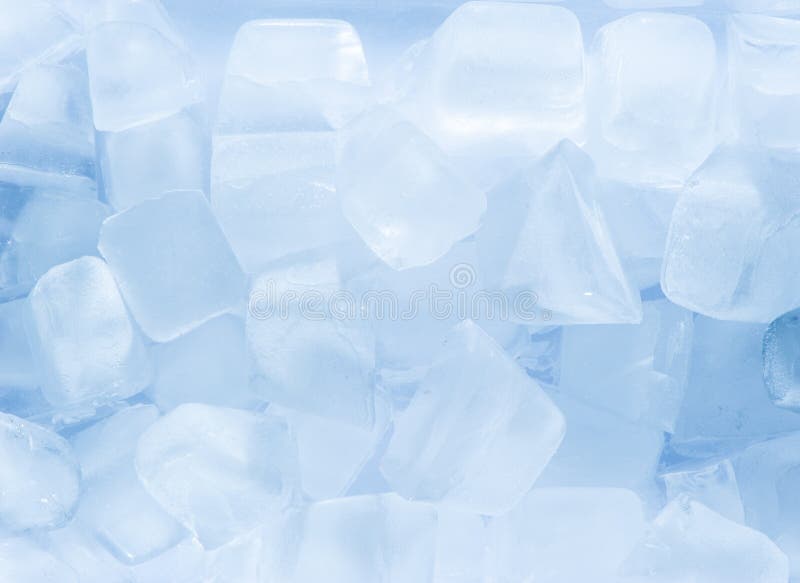 Light blue ice cubes background. Light blue ice cubes background.